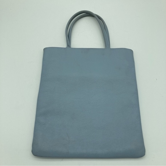 BAGGU Handbags - BAGGU Pebbled Leather Top Handle Tote